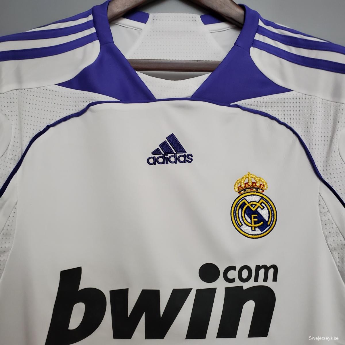 Retro Real Madrid 07/08 home Soccer Jersey