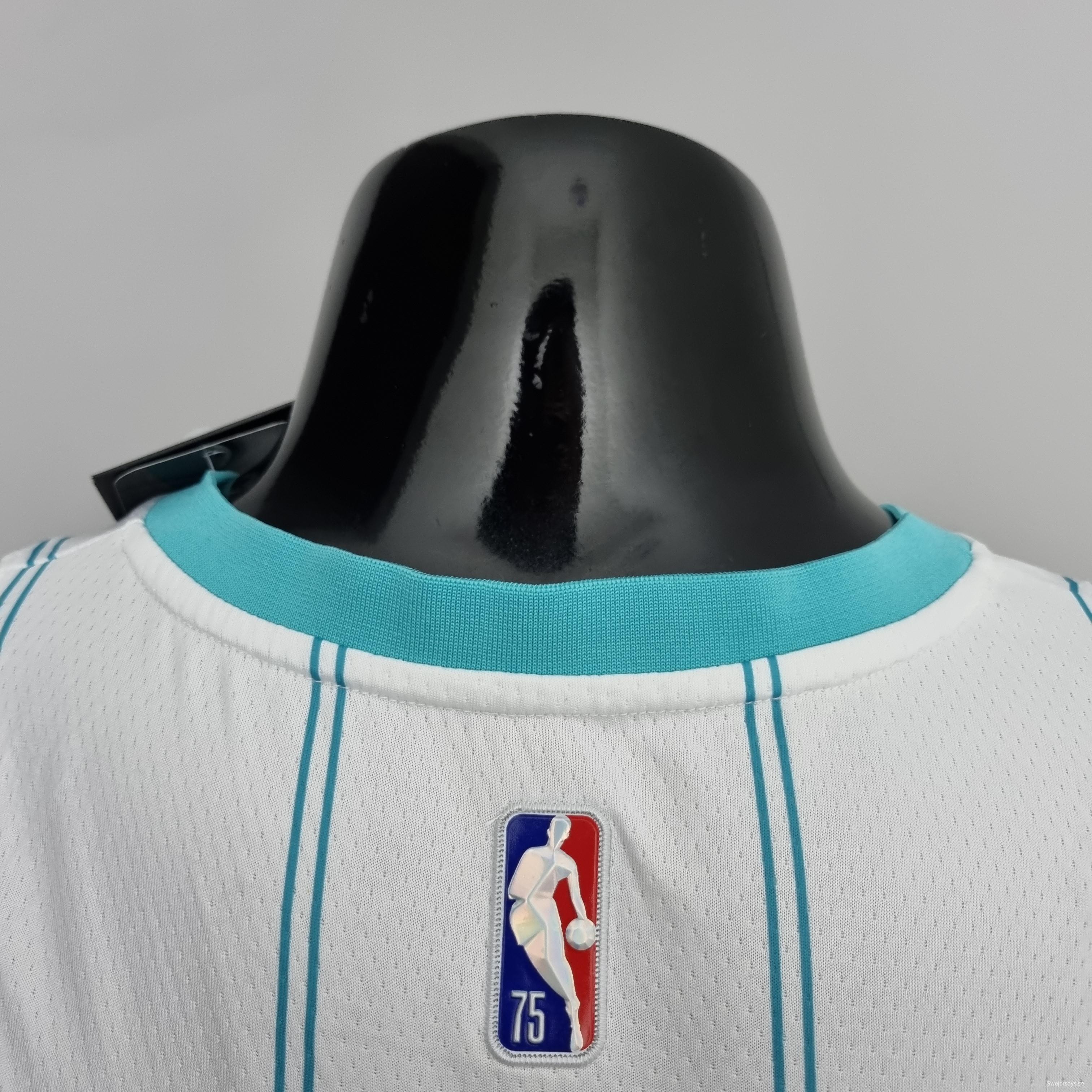 75th Anniversary Hayward #20 Charlotte Hornets White NBA Jersey