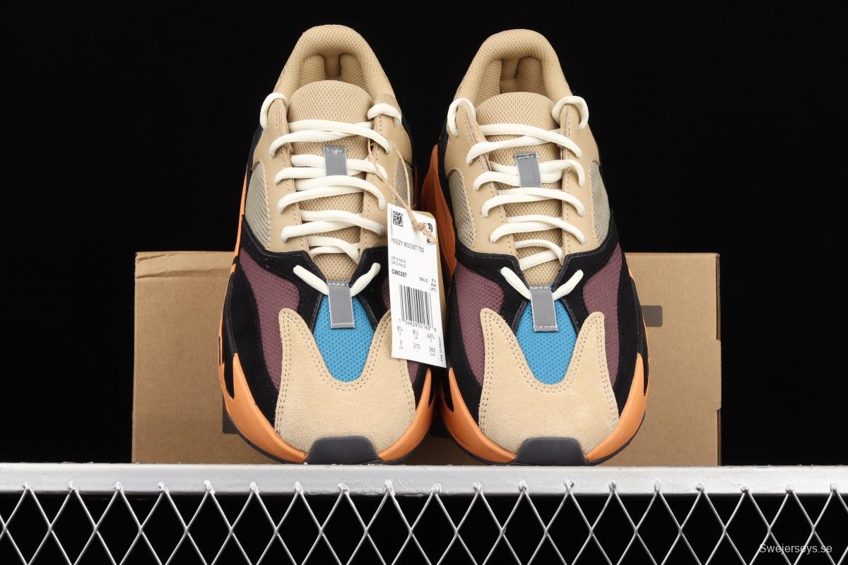 Adidas Yeezy Boost 700V2 Sun GW0297 coconut 700sun orange-yellow running shoes BASF popcorn