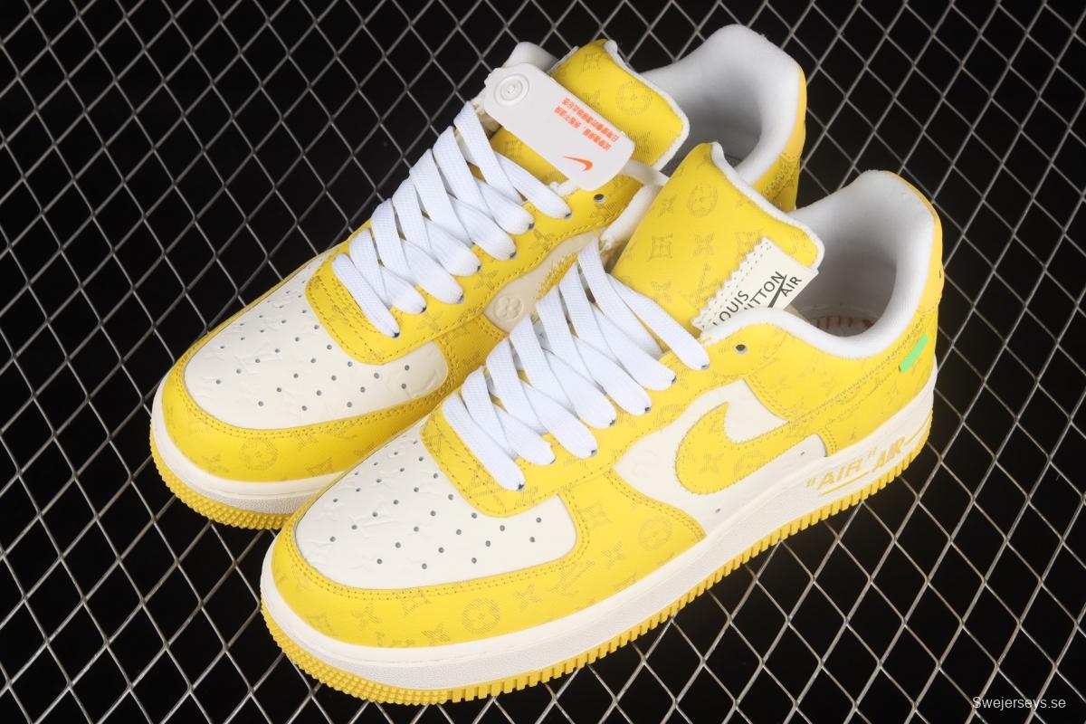 NIKE Air Force 1'07 Low LV printed leather low-top casual board shoes DM0970-101