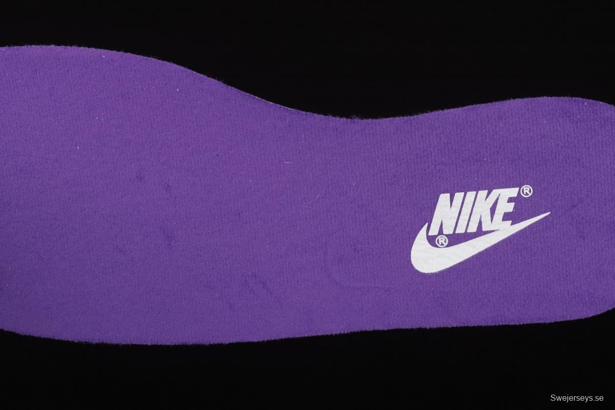 NIKE SB DUNK Low Prm white light purple color SB buckle rebound fashion leisure board shoes DM9467-500