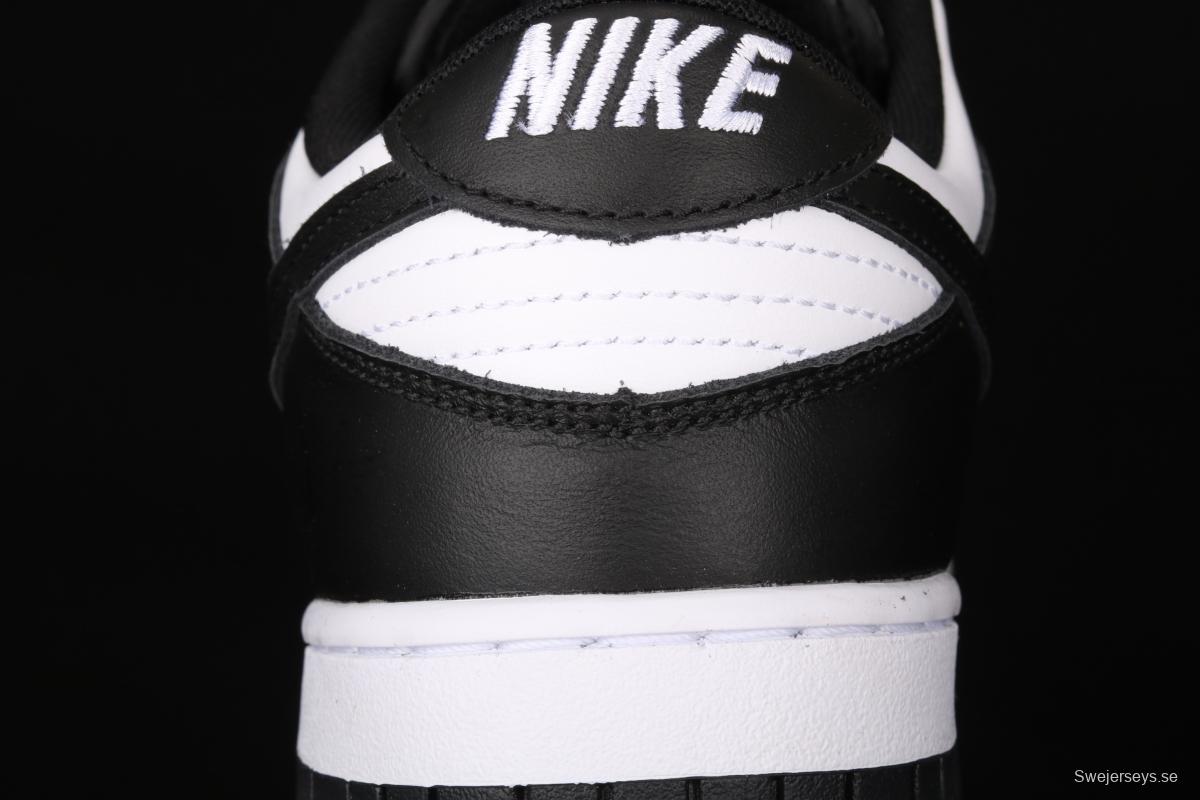 NIKE SB DUNK Low black and white panda head casual board shoes DD1391-100