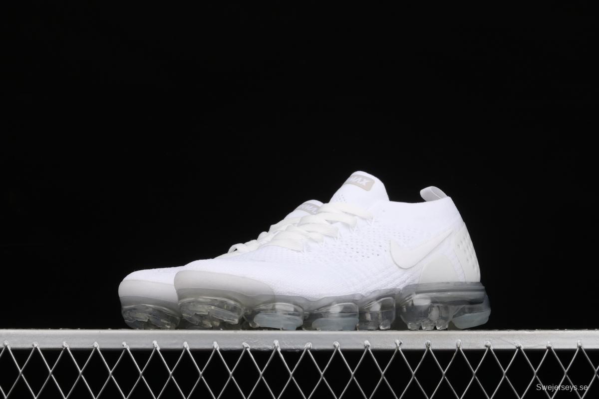 NIKE Air Vapormax Flyknt 2019 full palm air cushion running shoes 942842-100