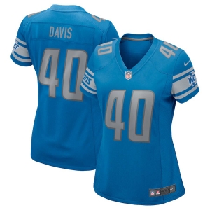 Women's Jarrad Davis Blue Player Limited Team Jersey