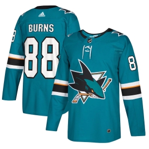 Men's Brent Burns Teal Player Team Jersey