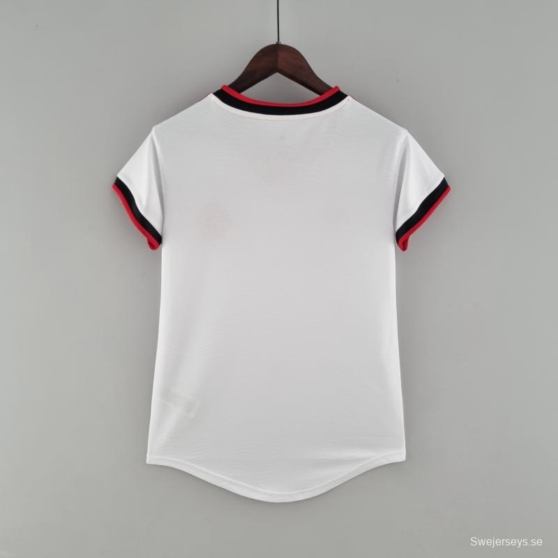 22/23 Women Flamengo Away  Soccer Jersey