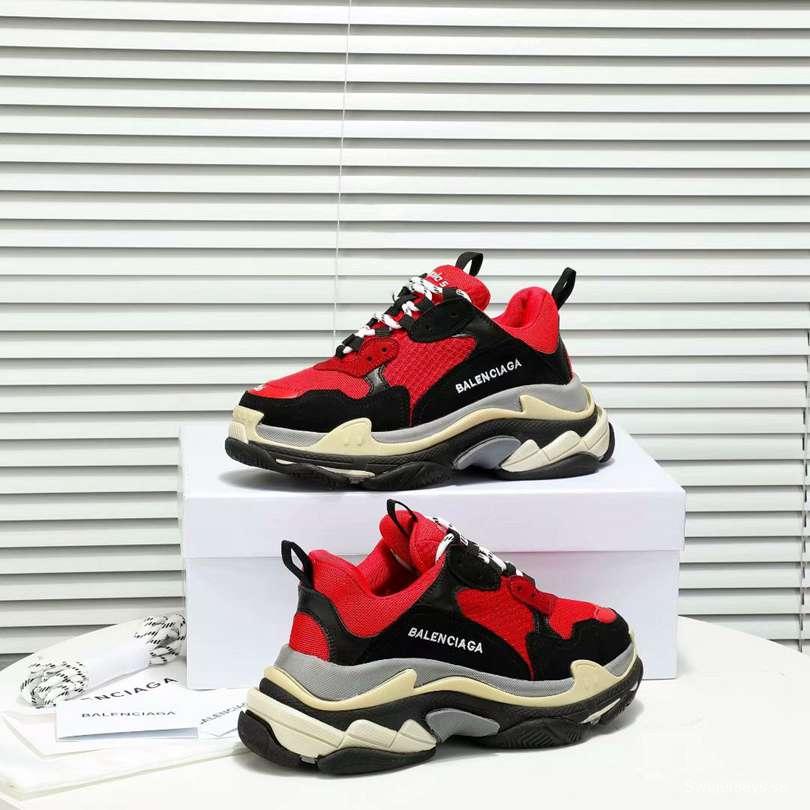 Men/Women Balenciaga Triple S MutiColor Clear Sole 2 Color Sneaker  Item 6380340