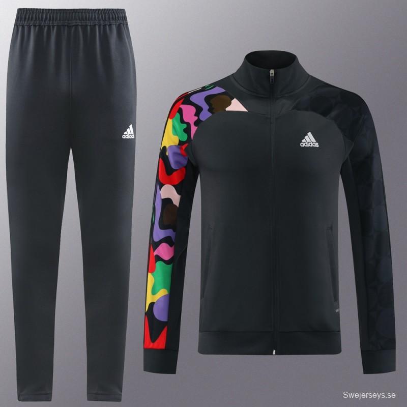 23/24 Adidas Black Full Zipper +Pants