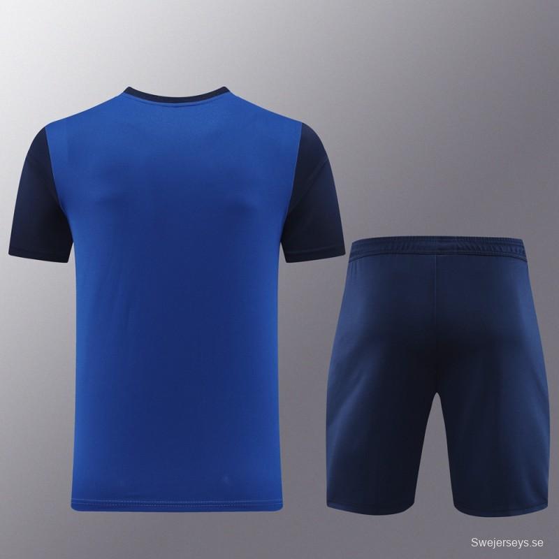 23/24 NIKE Black/Blue Red Short Sleeve Jersey+Pants