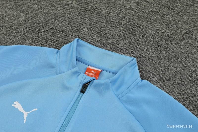 23/24 Manchester City Blue Full Zipper Jacket+Pants