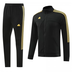 2024 Adidas Black Full Zipper Jacket +Long Pants