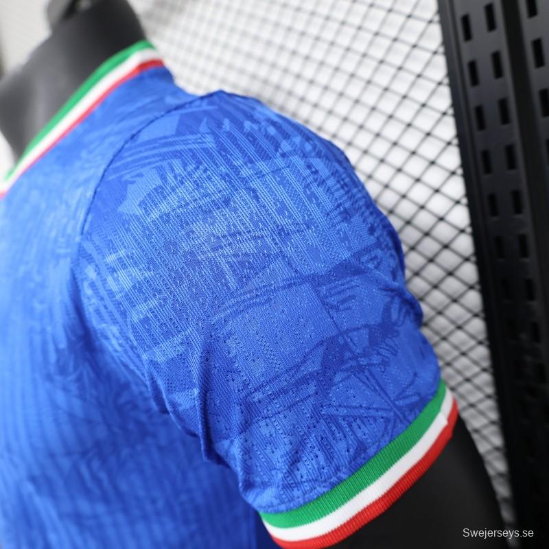 Player Version 2024 Italy Michelangelo Blue Special Training Jersey