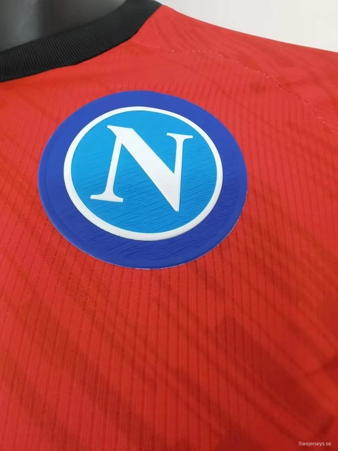 22/23 SSC Napoli Face Game Red Jersey