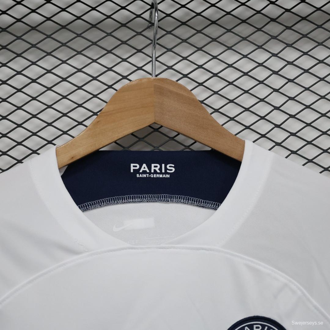 23/24 PSG Away White Jersey