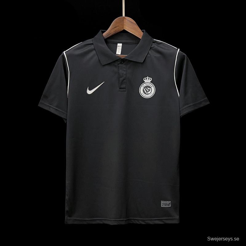 23/24 Al-Nassr Black POLO Jersey