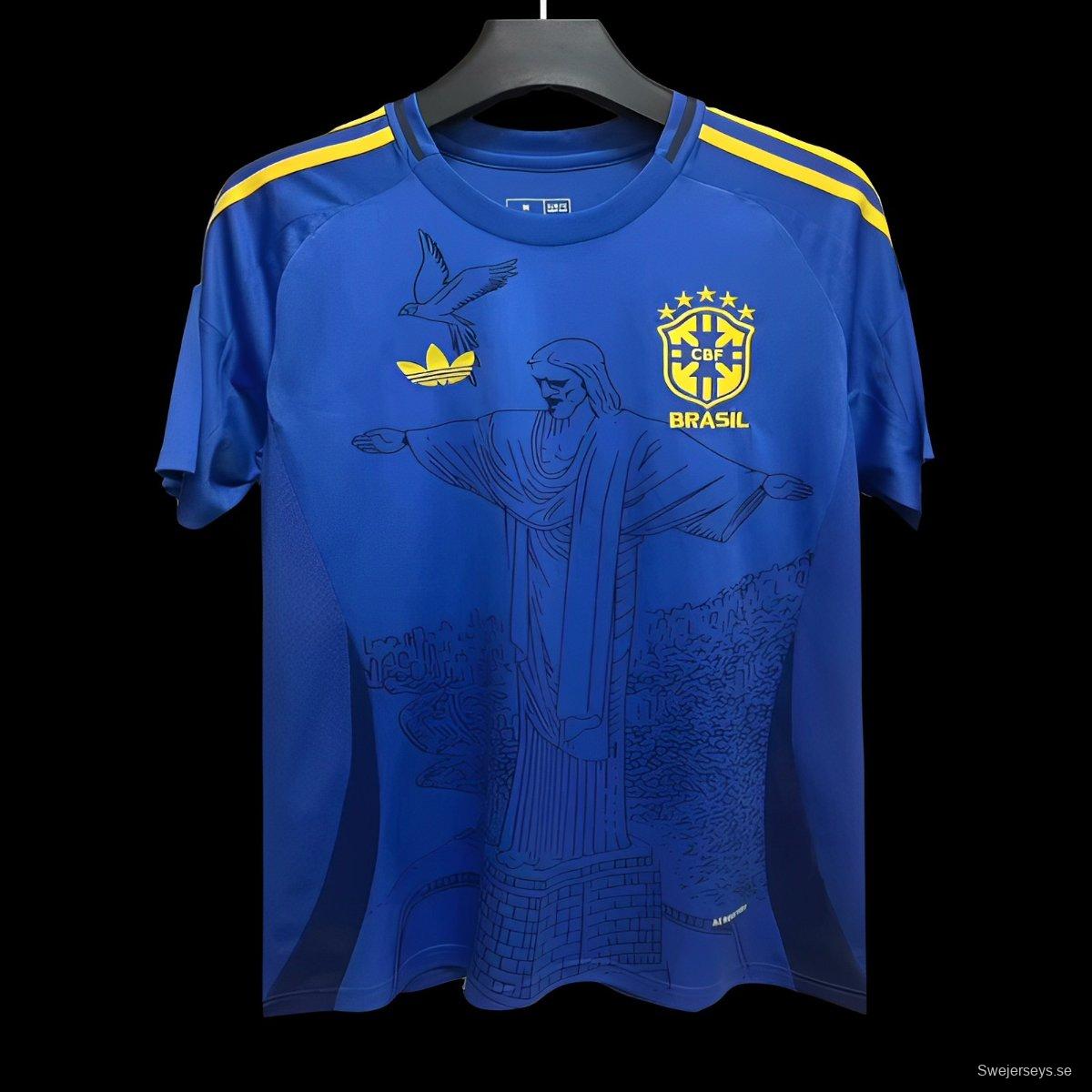 2024 Brazil Blue Special Jersey