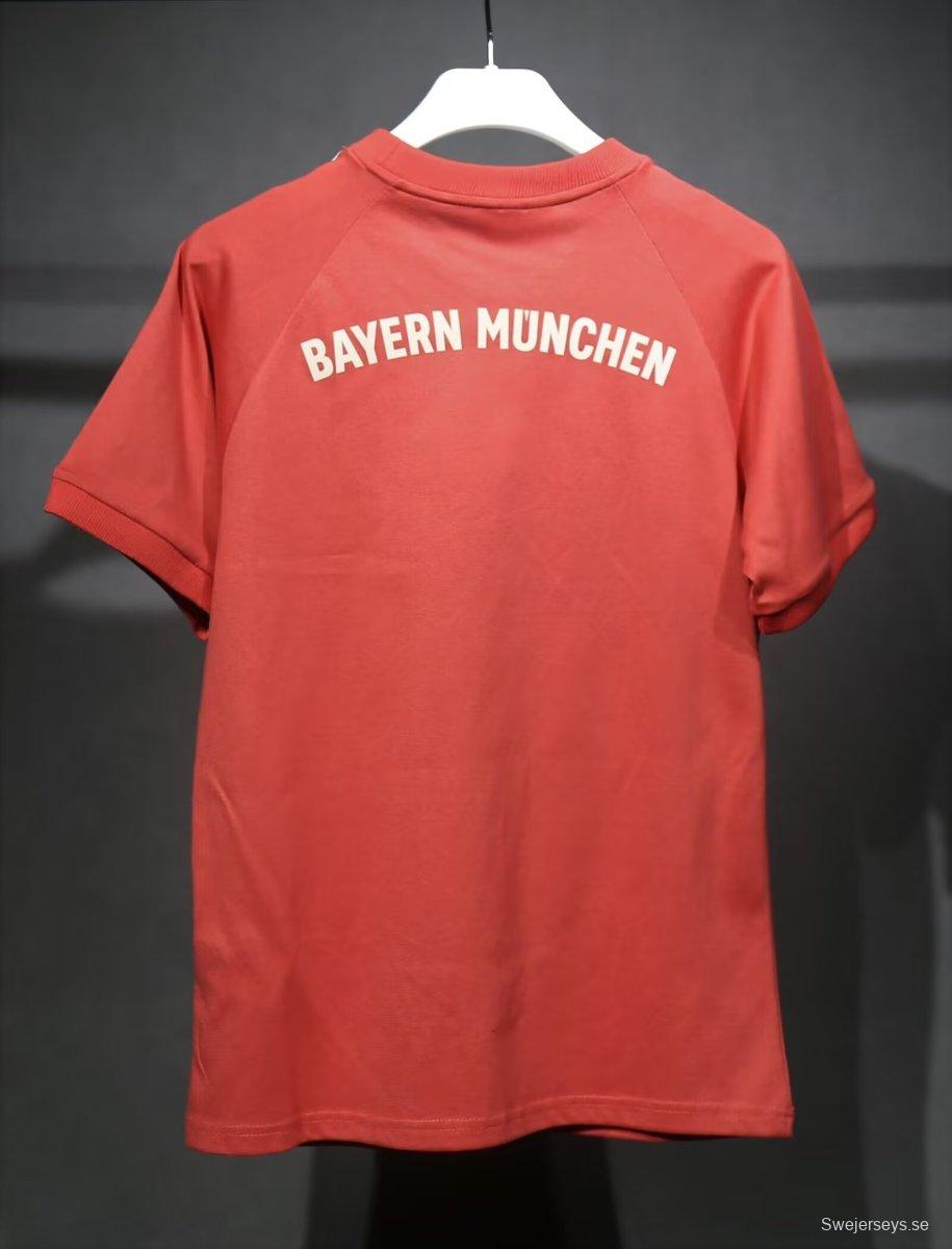 24/25 Bayern Munich Adidas Originals Red Cotton T-Shirts